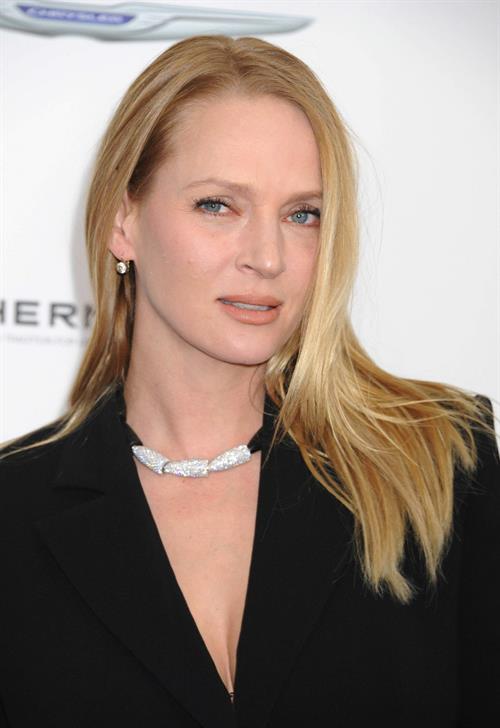 Uma Thurman New York Premiere of 'Playing for Keeps' presented by The Cinema Society & Film District December 5 