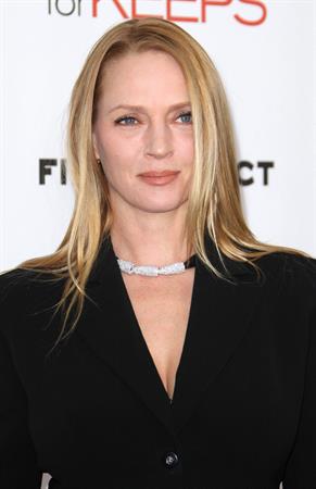 Uma Thurman New York Premiere of 'Playing for Keeps' presented by The Cinema Society & Film District December 5 