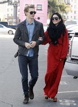 Vanessa Hudgens - headed to church in Hollywood 12/30/12  