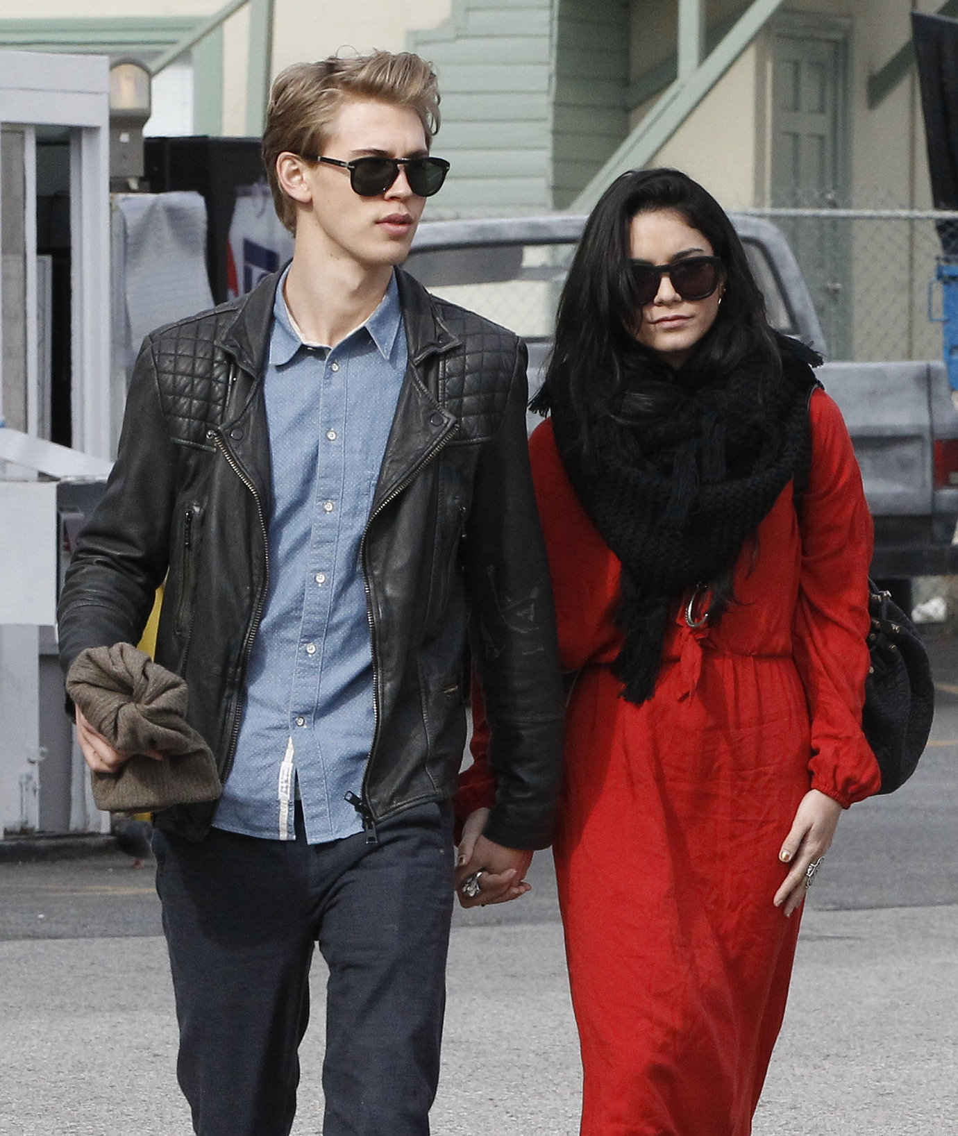 Vanessa Hudgens - headed to church in Hollywood 12/30/12  