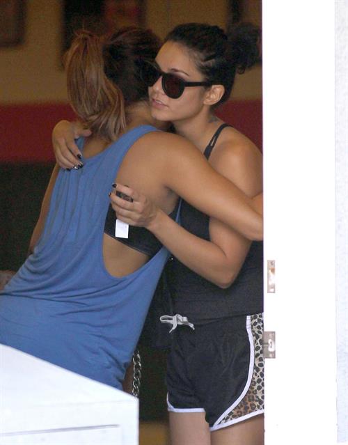 Vanessa Hudgens at a Piloing class in Studio City 9/29/12 