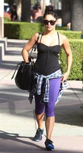 Vanessa Hudgens heading to the gym in Los Angeles October 2, 2012