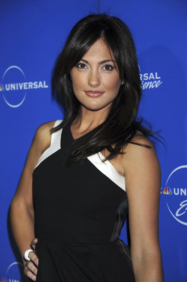 Minka Kelly NBC Universal Experience at Rockefeller Center as part of Upfront Week on May 12, 2008 