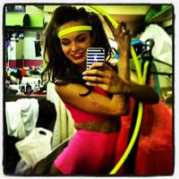 Anna Konchakovskaya taking a selfie