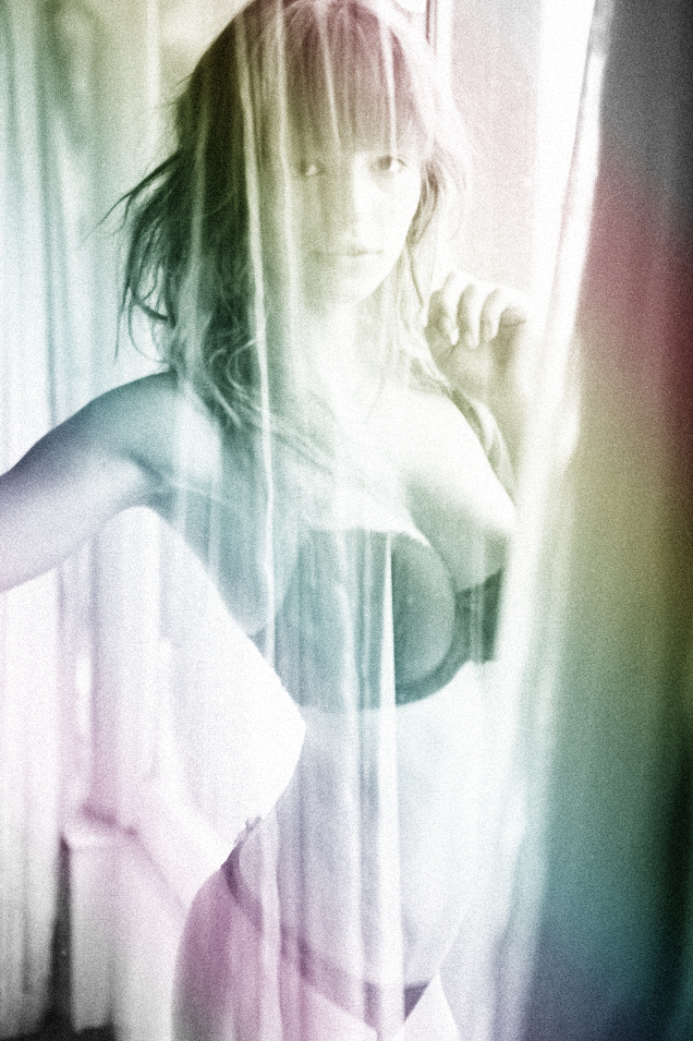 Tereza Kačerová in lingerie