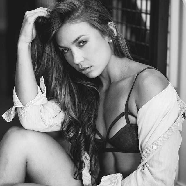 Nicole Mejia in lingerie