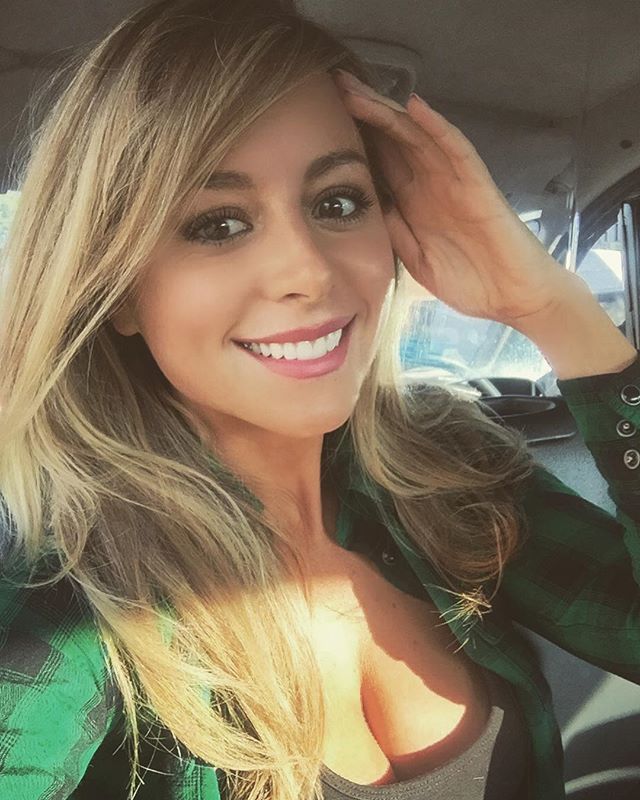 Carly Baker taking a selfie