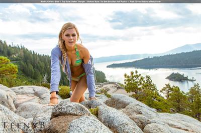 Chrissy Blair in a bikini