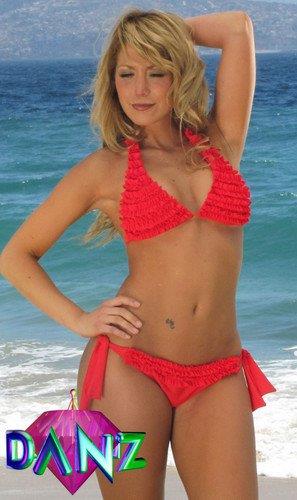 Yamna Lobos in a bikini