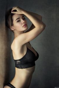 Lidia Savoderova in lingerie