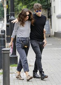 Keira Knightly & husband James Righton out shopping in North London September 3, 2014