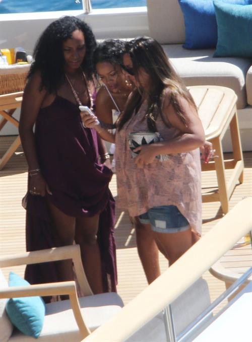 Rihanna in Calvi, Corsica