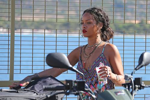 Rihanna in Calvi, Corsica
