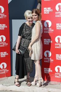 Dakota Fanning, Kirsten Dunst, Kate Mara, Felicity Jones at Miu Miu Womens Tales premiere @ 71st Venice Film Festival August 28