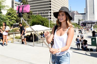 Jamie Chung at the 2014 Budweiser Made in America Festival in Los Angeles on August 30, 2014
