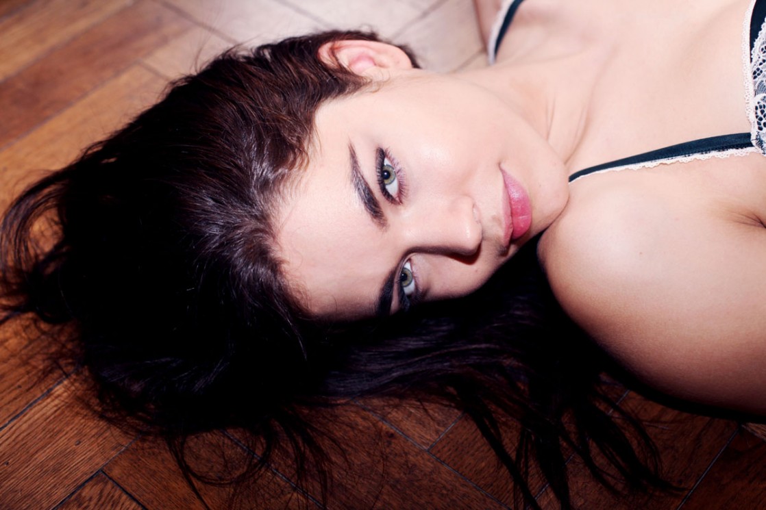 Aarika Wolf in lingerie