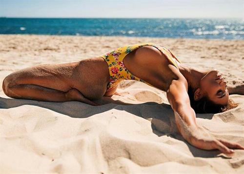 Pia Muehlenbeck in a bikini