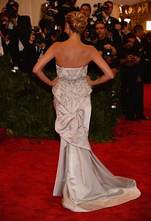 Heidi Klum at the Costume Institute Gala for the ‘PUNK: Chaos to Couture’ exhibition, May 6, 2013