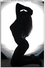 Emily Tisdale in lingerie