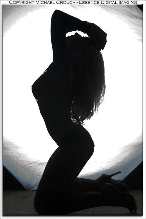 Emily Tisdale in lingerie