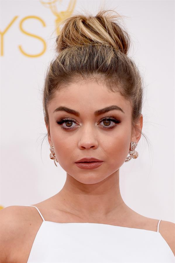 Sarah Hyland at 66th annual Primetime Emmy Awards, arrivals August 25, 2014