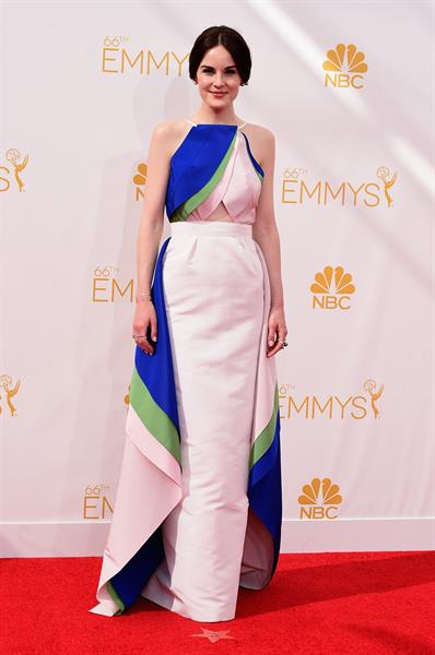 Michelle Dockery at the 66th annual Primetime Emmy Awards, August 25, 2014