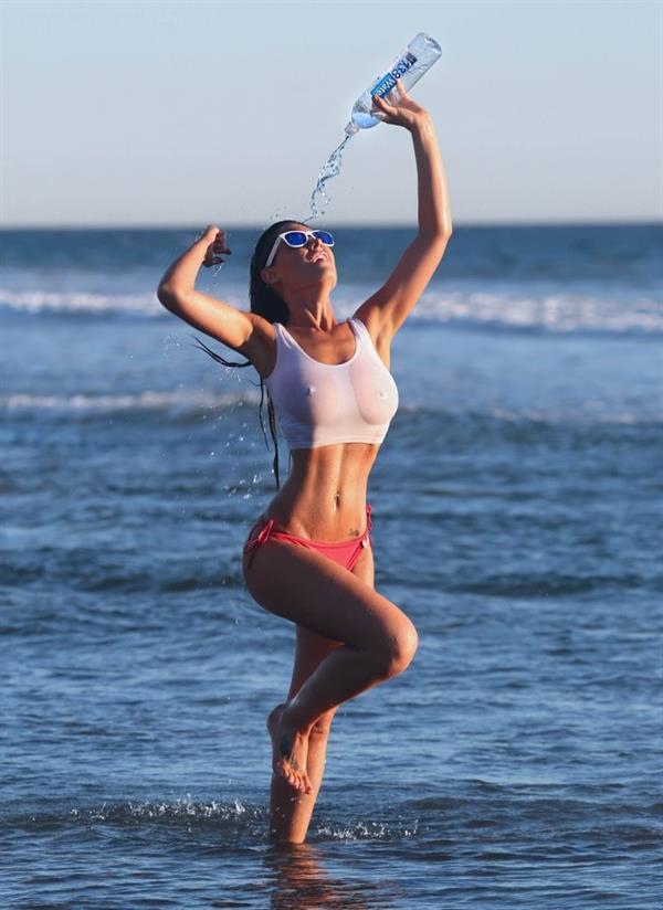 Jenna Chapple in a bikini