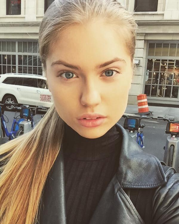 Alexandria Morgan taking a selfie