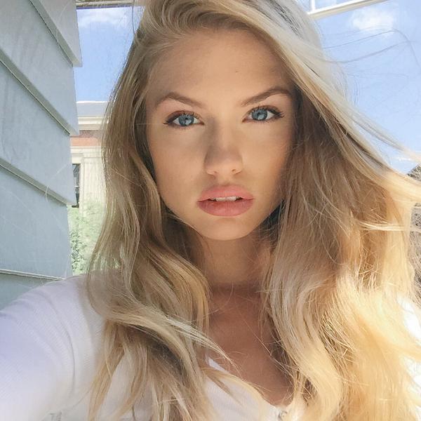 Alexandria Morgan taking a selfie