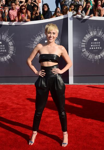 Miley Cyrus at the MTV Video Music Awards Aug. 24, 2014