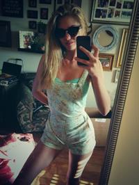 Alexandria Morgan taking a selfie