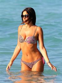 Claudia Romani in a bikini