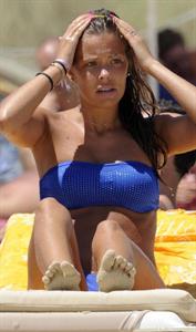 Costanza Caracciolo in a bikini