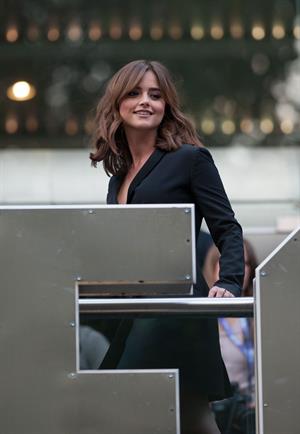 Jenna Coleman Dr. Who premiere in London August 23, 2014