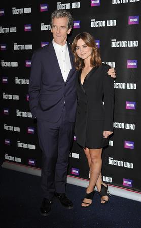 Jenna Coleman Dr. Who premiere in London August 23, 2014