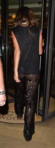 Nicole Scherzinger leaving Nobu Restaurant in Mayfair, London August 23, 2014