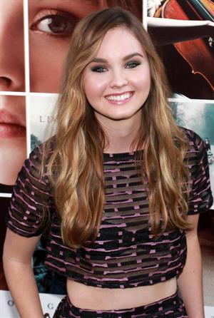 Liana Liberato at the premiere of If I Stay August 20, 2014