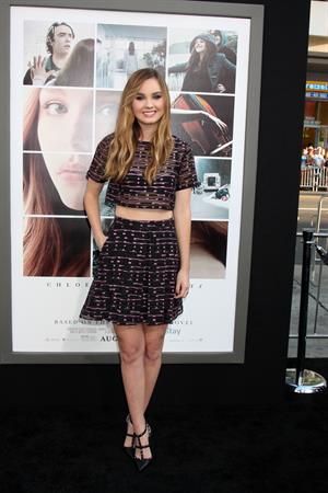 Liana Liberato at the premiere of If I Stay August 20, 2014