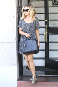 Hilary Duff leaving the gym in West Hollywood