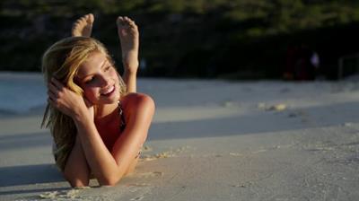 Niamh Adkins in a bikini