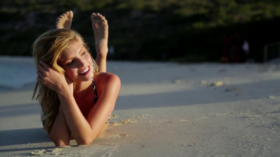 Niamh Adkins in a bikini