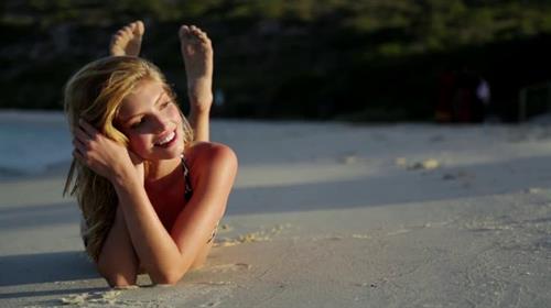 Niamh Adkins in a bikini