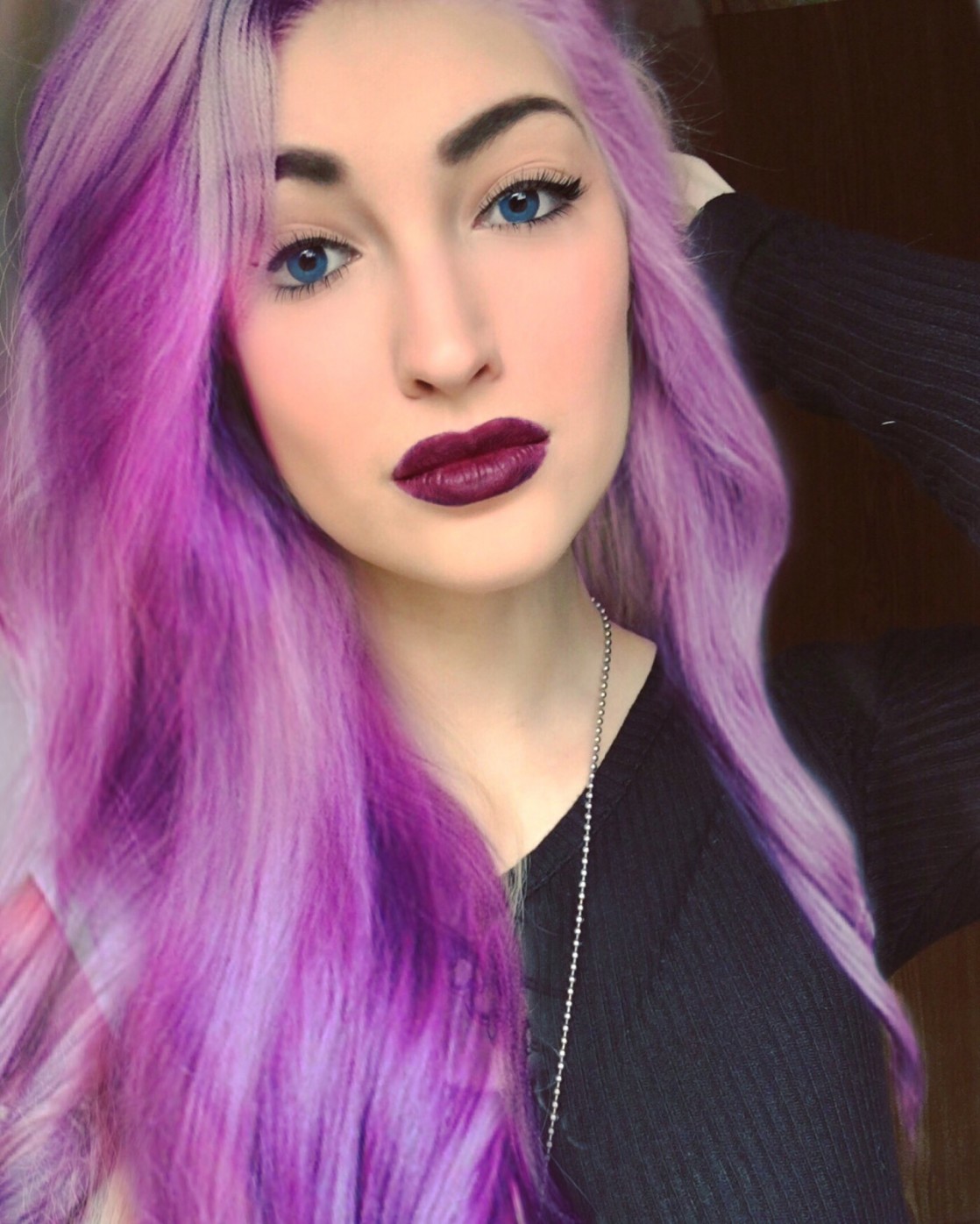 Anna Faith Carlson taking a selfie