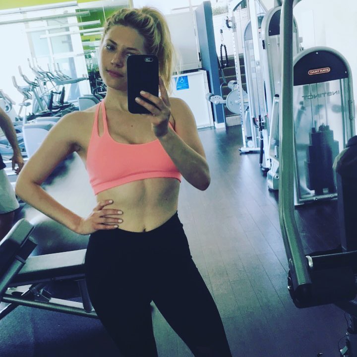Katheryn Winnick taking a selfie