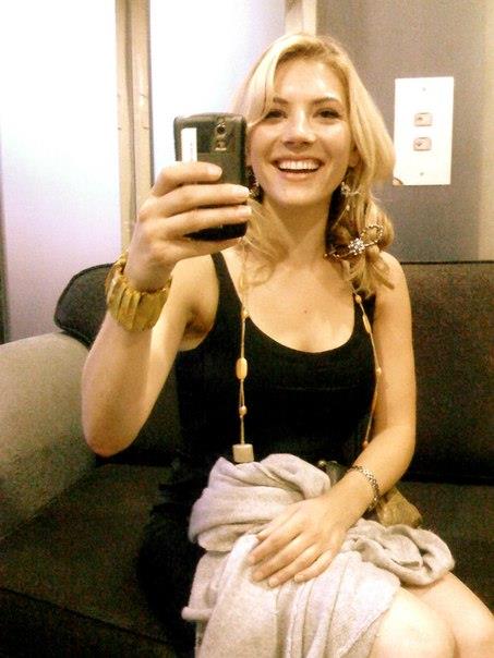 Katheryn Winnick taking a selfie
