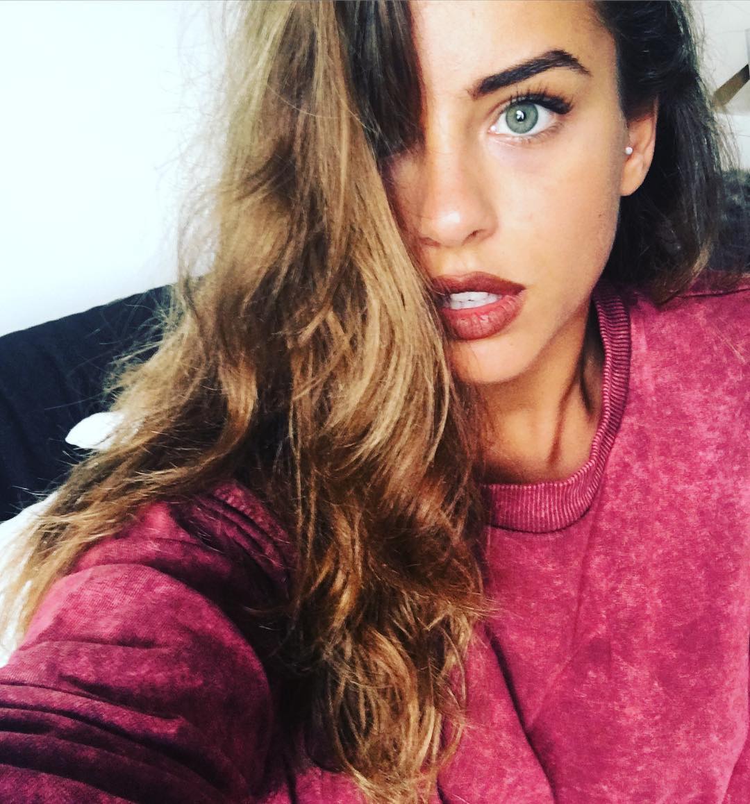 Georgia May Foote taking a selfie