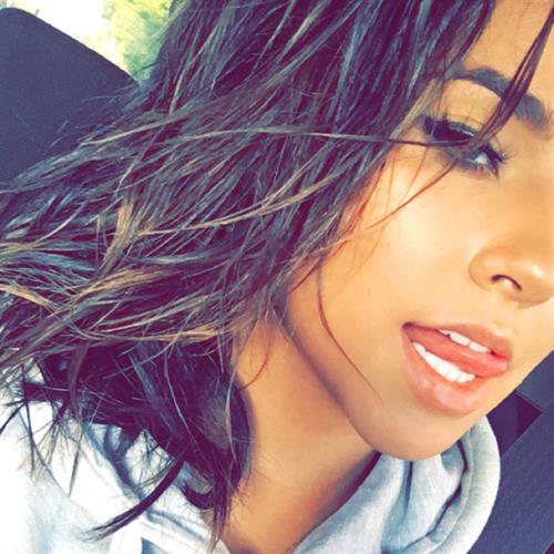 Becky G taking a selfie