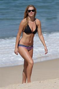 Samara Weaving in a bikini