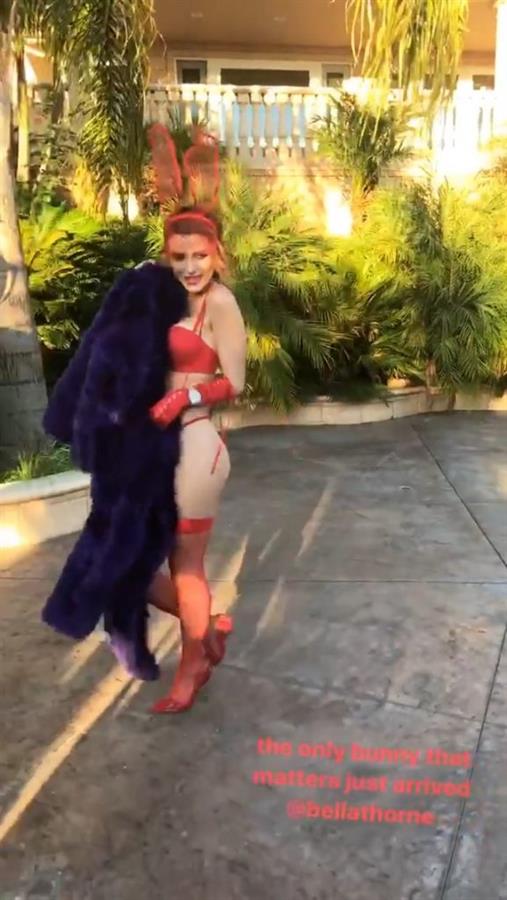 Bella Thorne in lingerie