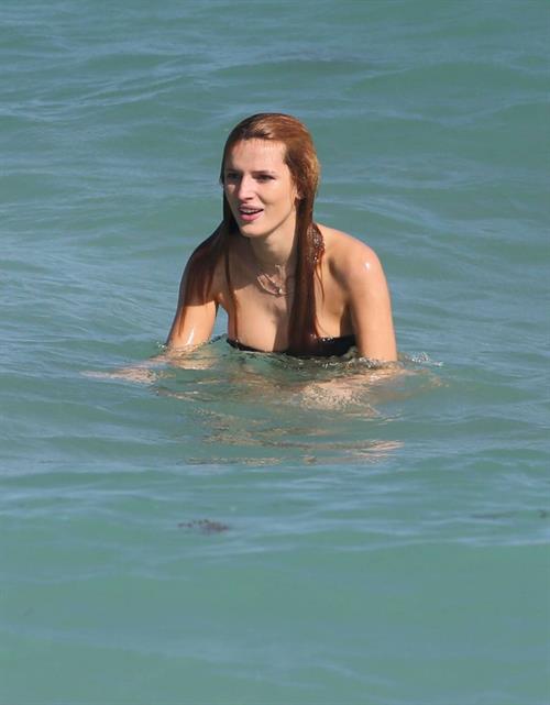 Bella Thorne in a bikini